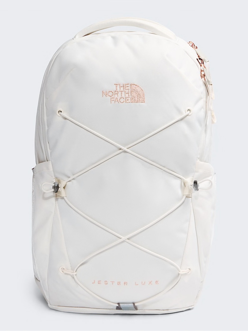 The North Face Women's Jester Luxe 27L Backpack with Rose Gold Logo
